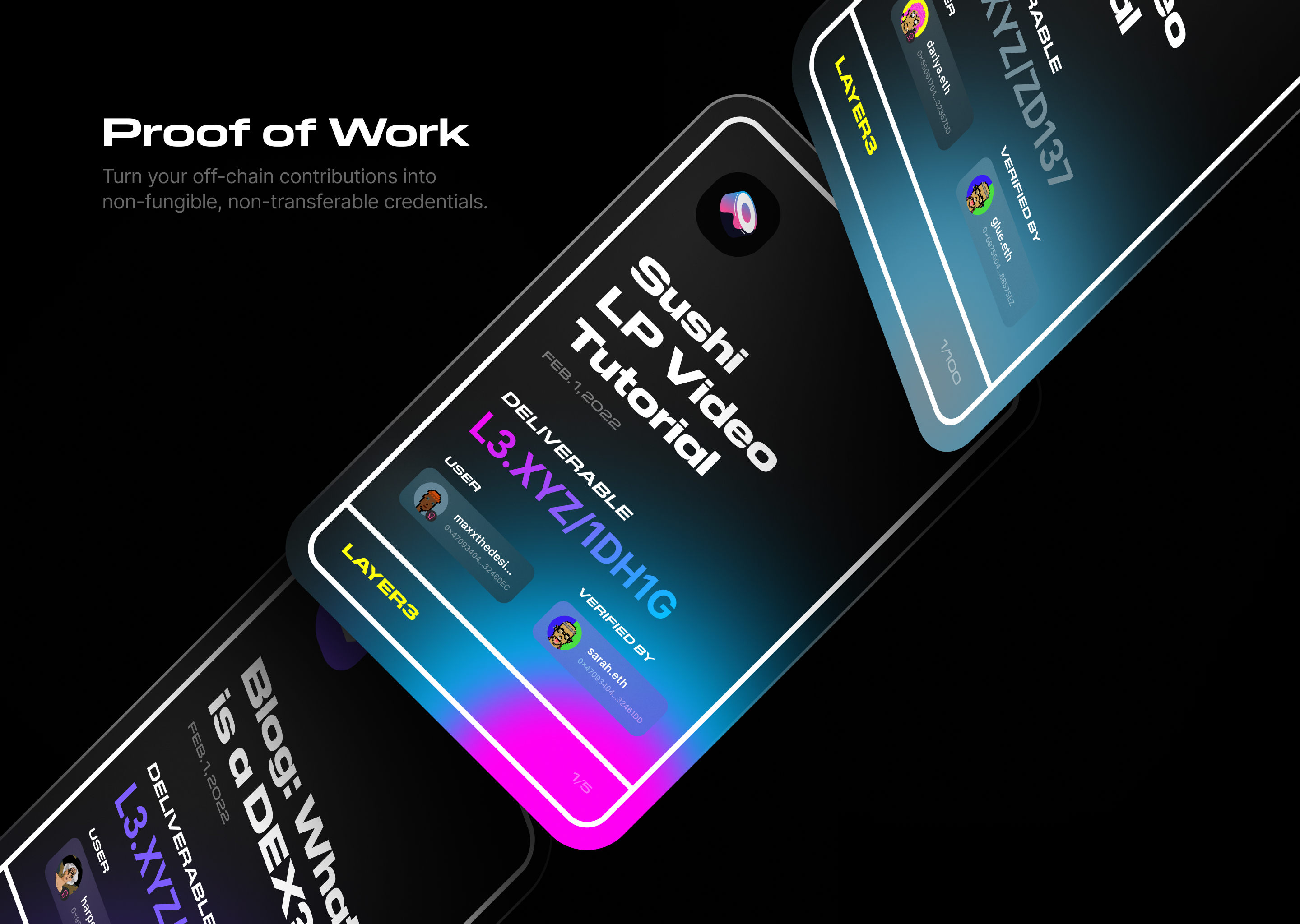 January 2022: Our initial “Proof of Work” Concept