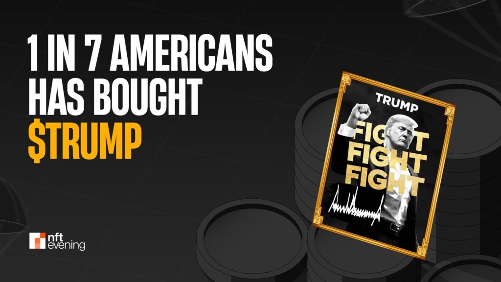 1 in 7 Americans Has Bought TRUMP Memecoin