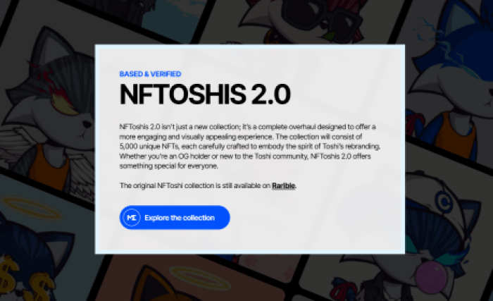 5-promising-meme-coins-to-buy Toshi has launched new NFTs, NFTOSHIS 2.0