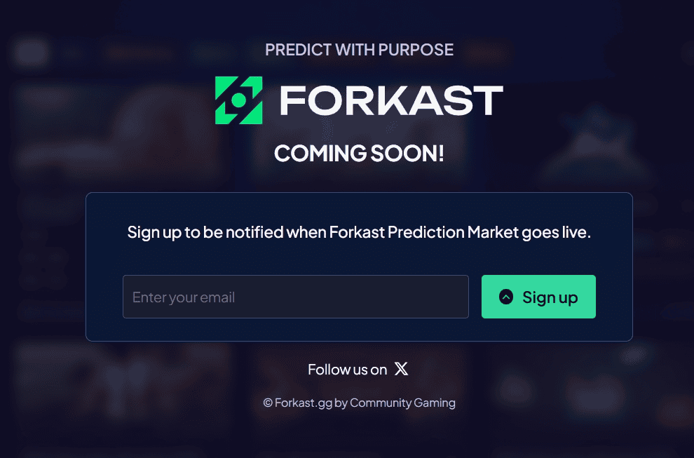 Gaming Prediction Platform Forkast Launches on Ronin 3 Photo for the Article - Gaming Prediction Platform Forkast Launches on Ronin