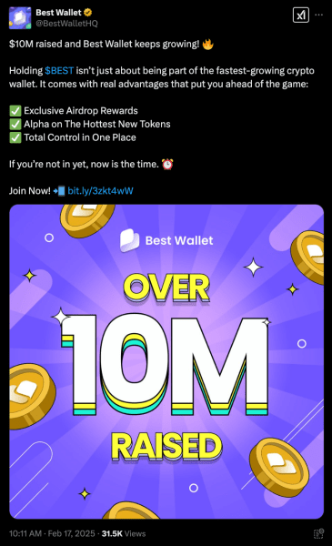 $BEST presale raised $10M