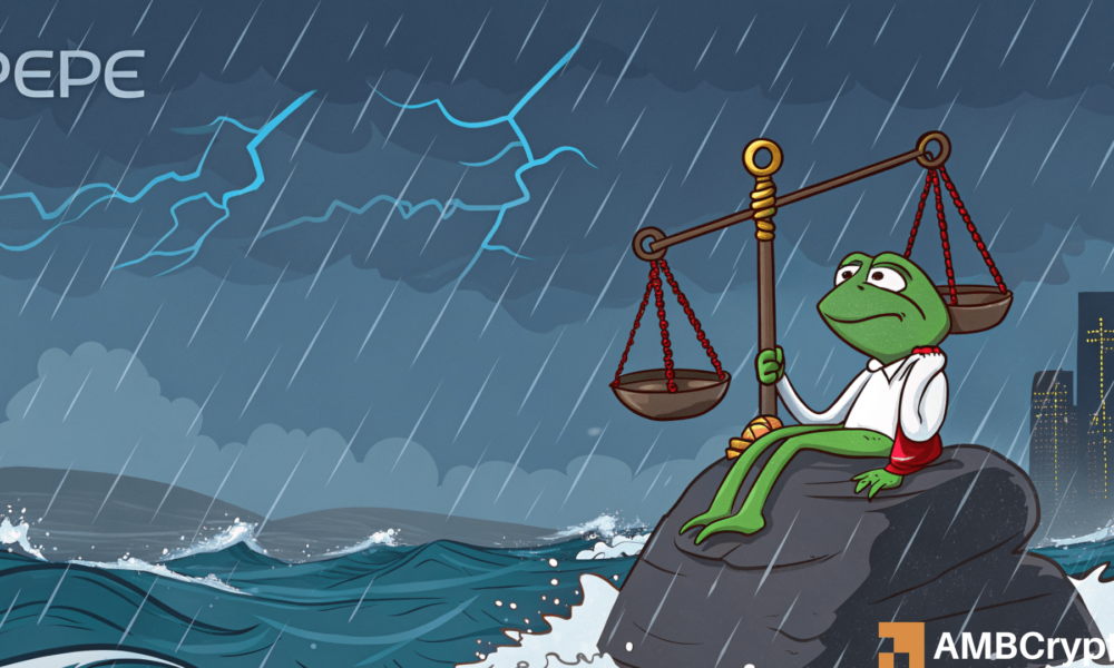 PEPE crashes 14% in a day – The memecoin risks further decline IF…