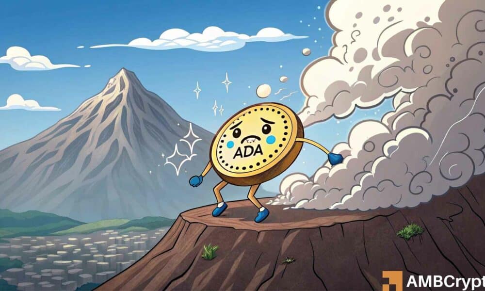 Cardano (ADA) poised for 15% drop, Short sellers dominate market