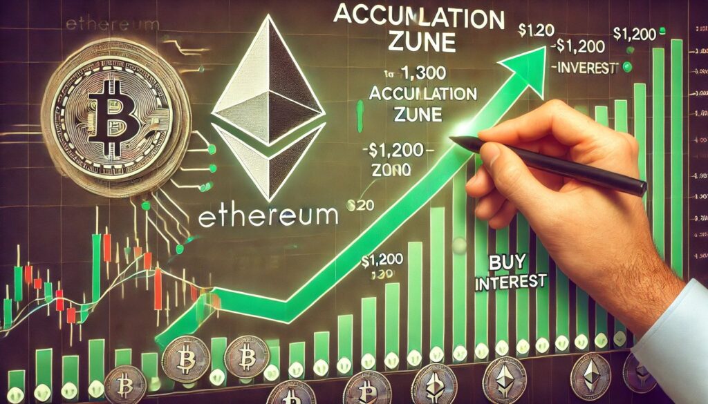 Ethereum Analyst Eyes $1,200-$1,300 Level As Potential Acquisition Zone – Details
