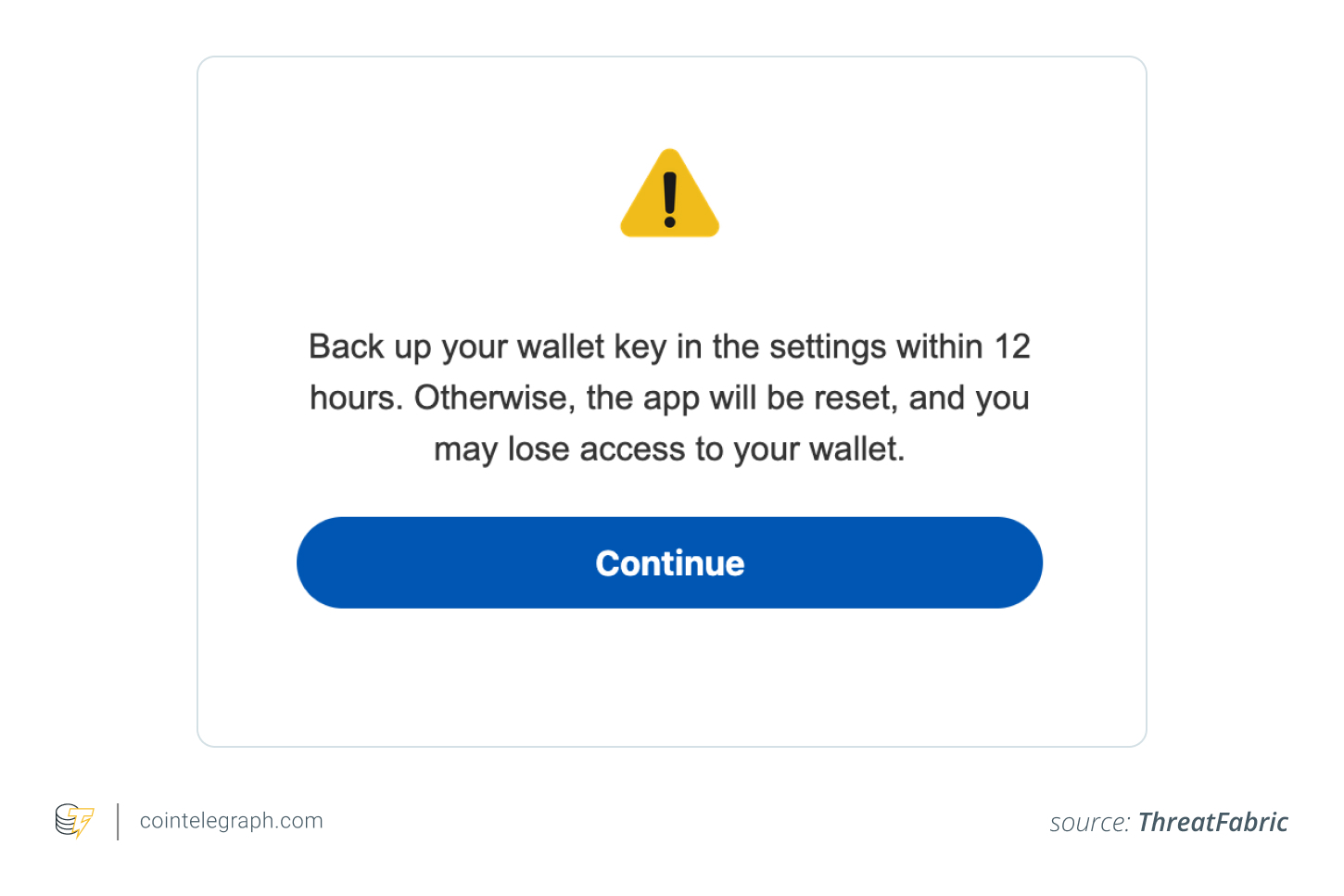 Crocodilus threatens users with a time limit, attempting to scare them into clicking