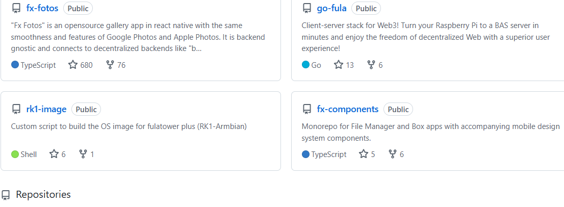 Functionland GitHub repositories.
