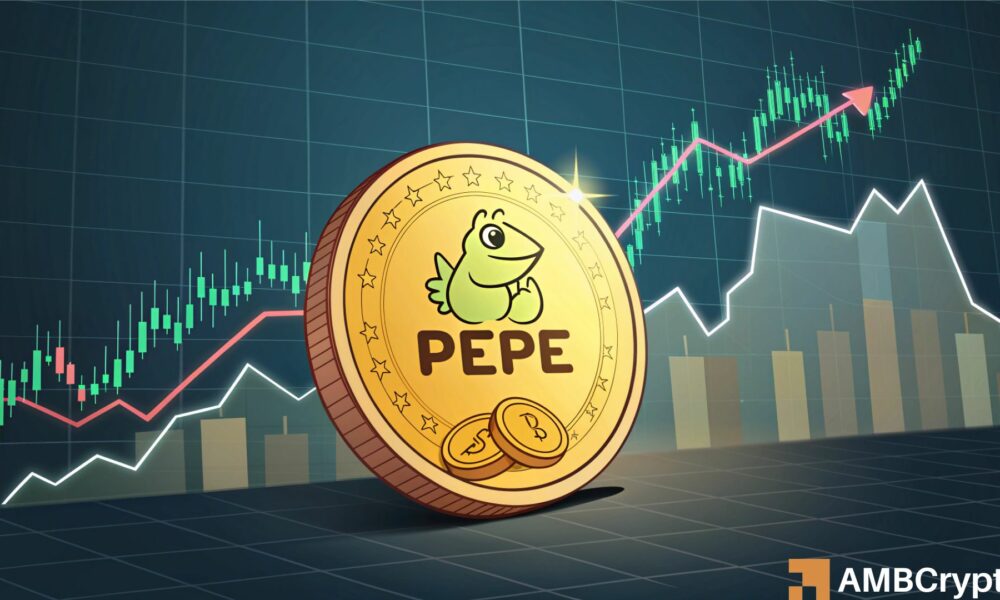 Whale buys 228B PEPE as meme coin eyes another 22% rally