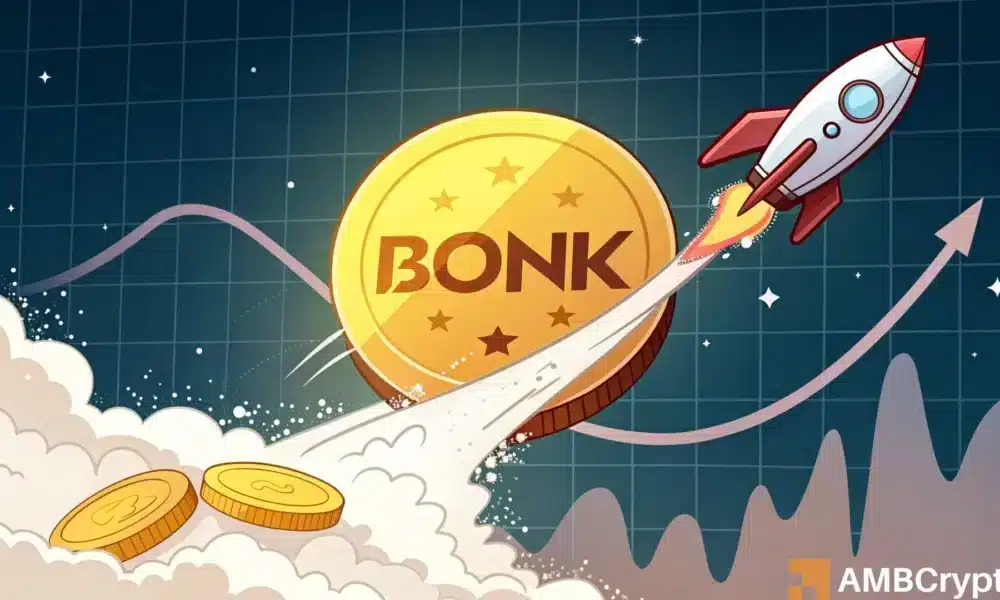 Bonk surges 21% in 24 hours: Is a rally to $0.00002 next?