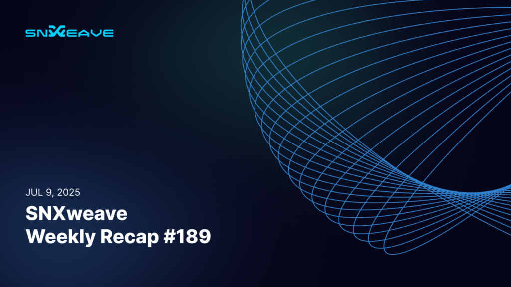SNXweave Weekly Recap 189