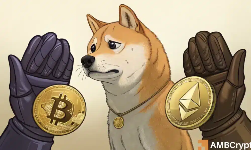 Why traders are fleeing Dogecoin even as Bitcoin, Ethereum stay strong