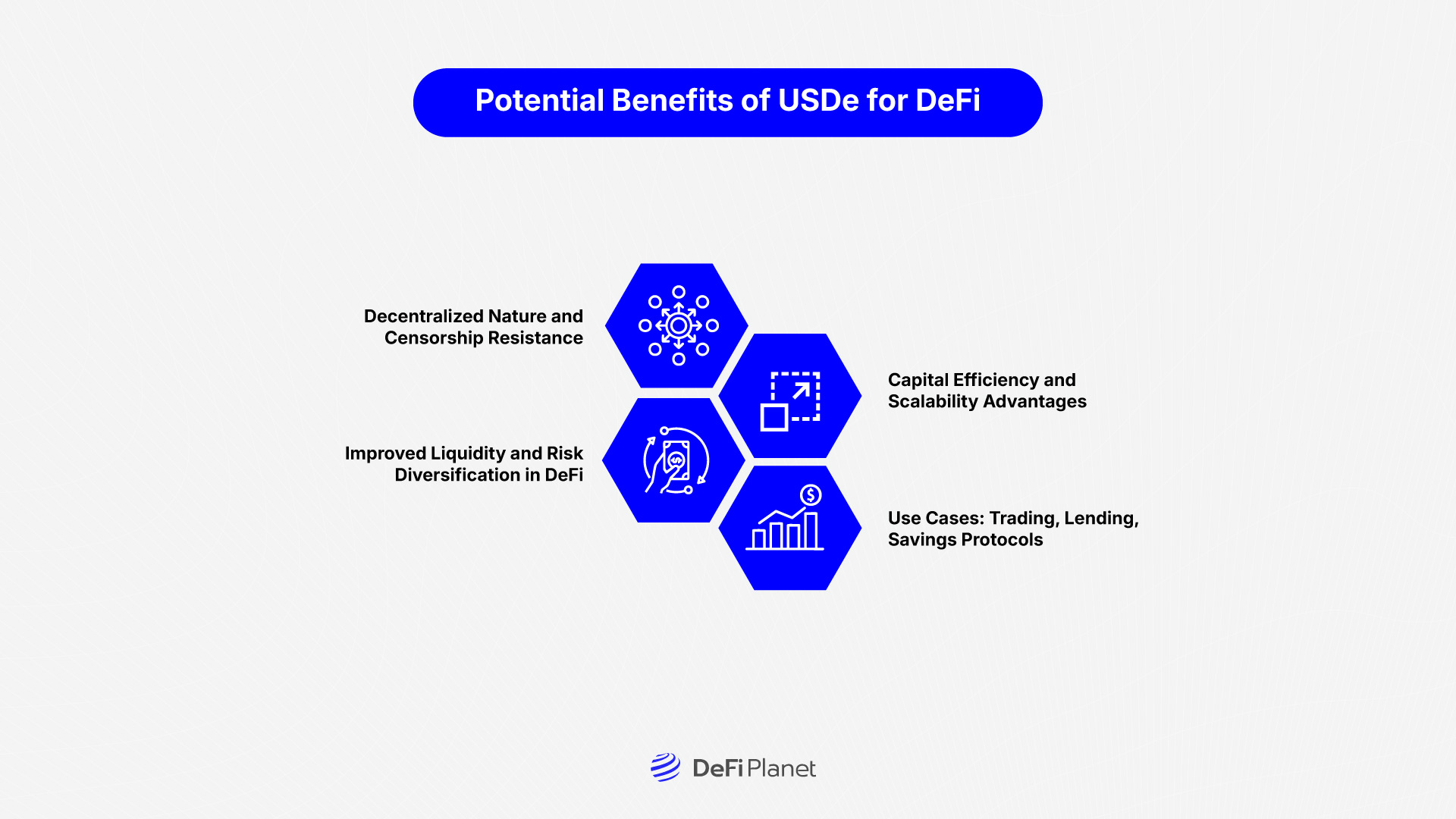 Image showing the Potential Benefits of USDe for DeFi on DeFi Planet