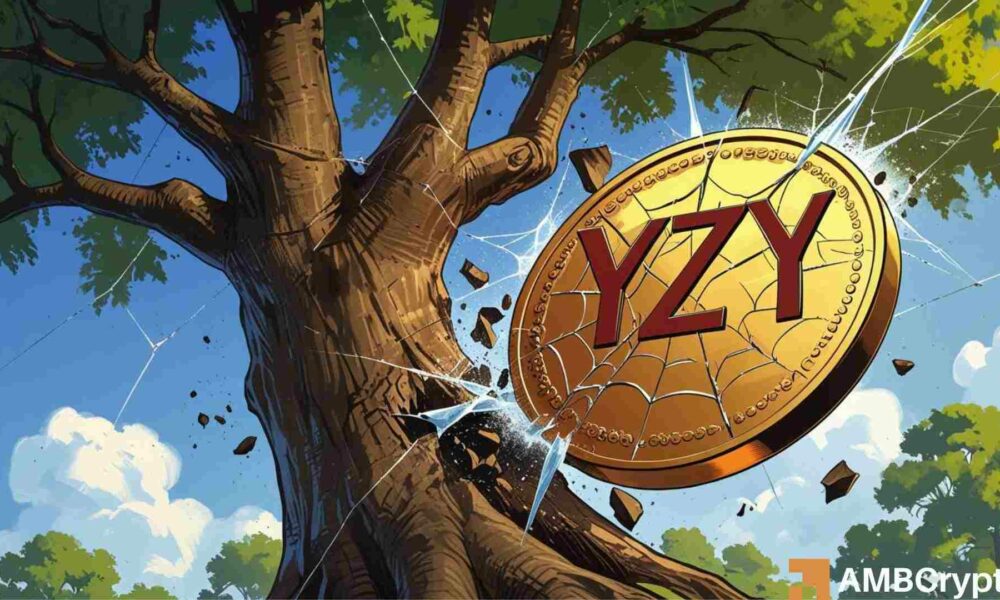 Kanye West’s YZY memecoin hits $3.2 before crashing 70% – Details