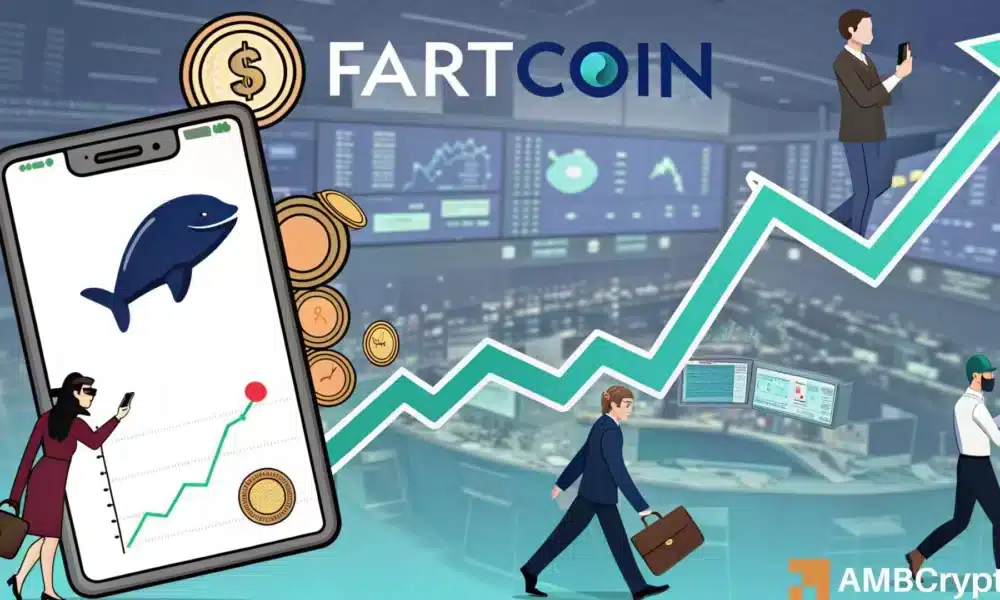 FARTCOIN eyes $1.3 after 28% rally, but first, bulls must hold…