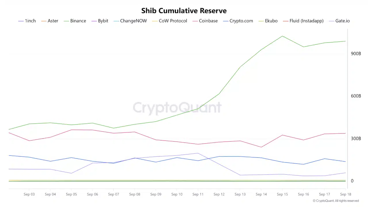 Shiba Inu Binance Reserve