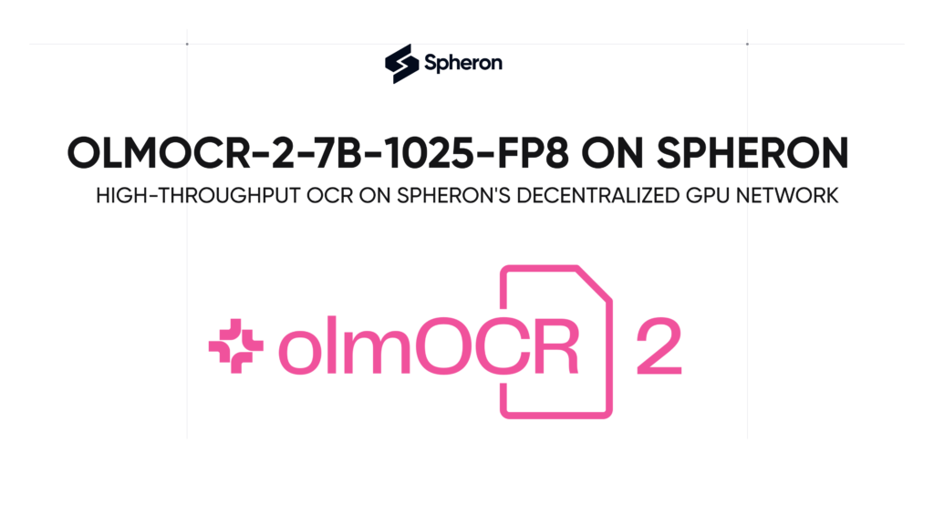 High-throughput OCR on Spheron Decentralized GPU
