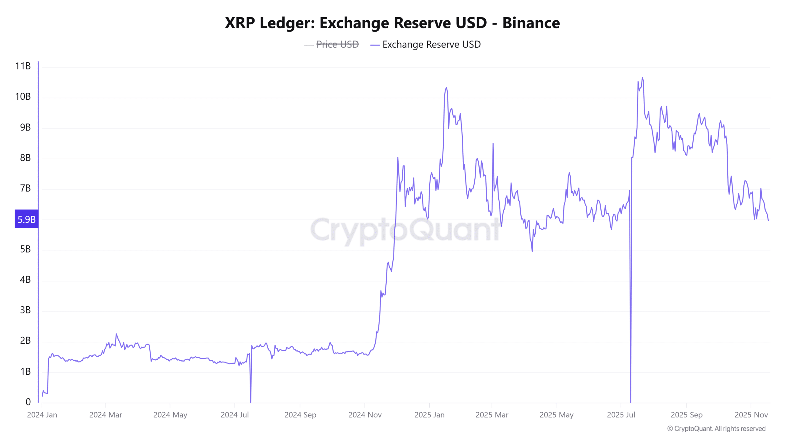 XRP Ledger Exchange Reserve USD - Binance (13)