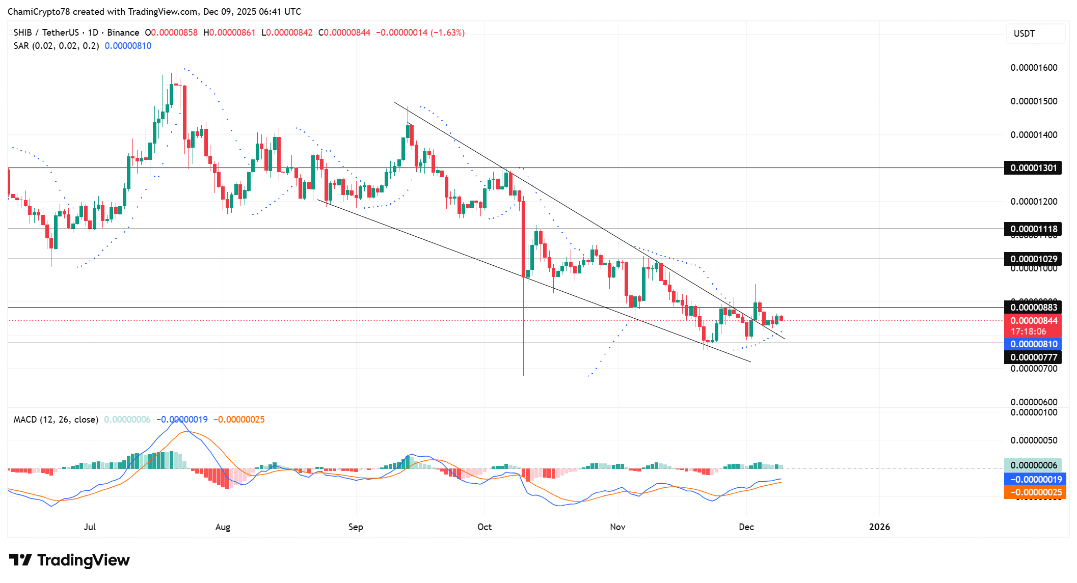 Shiba Inu price action analysis